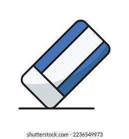 eraser icon vector design template in white background
