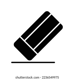 plantilla de diseño de vector de icono de borrador en fondo blanco