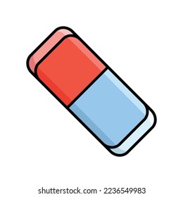 eraser icon vector design template in white background