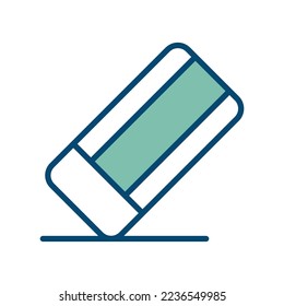 eraser icon vector design template in white background