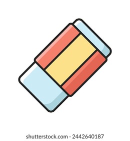 eraser icon vector design template simple and clean