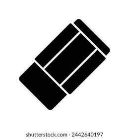 eraser icon vector design template simple and clean