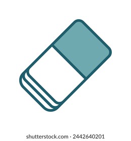 eraser icon vector design template simple and clean