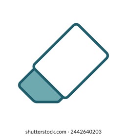 eraser icon vector design template simple and clean