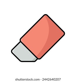 eraser icon vector design template simple and clean