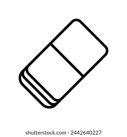 eraser icon vector design template simple and clean