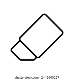 eraser icon vector design template simple and clean