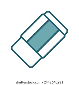 eraser icon vector design template simple and clean