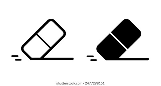 Eraser icon vector design template