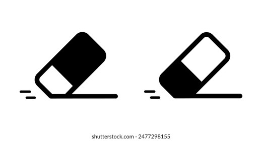 Eraser icon vector design template