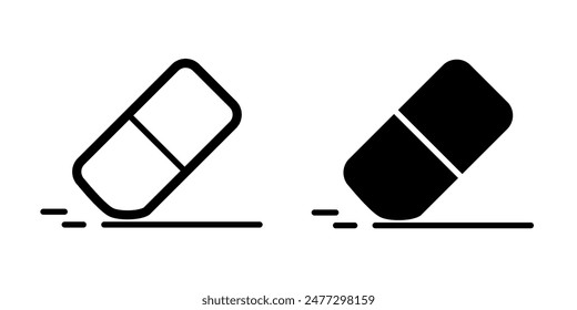 Eraser icon vector design template