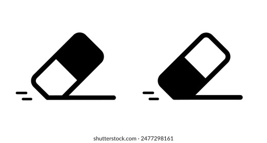 Eraser icon vector design template