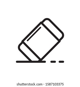 eraser icon vector design trendy