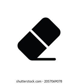 Eraser icon vector. Erase sign