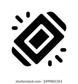 eraser icon. vector glyph icon for your website, mobile, presentation, and logo design.