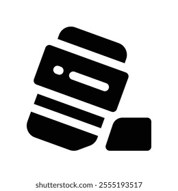 eraser icon. vector glyph icon for your website, mobile, presentation, and logo design.