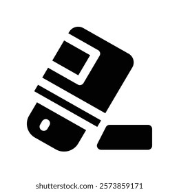 eraser icon. vector glyph icon for your website, mobile, presentation, and logo design.