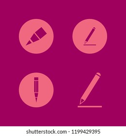 eraser icon. eraser vector icons set pencil