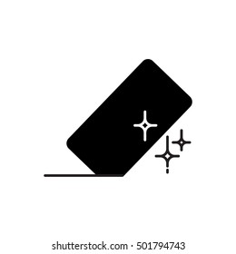  Eraser icon- vector illustration.