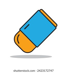 eraser icon vector illustration design template
