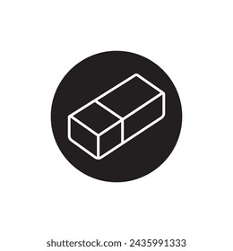 eraser icon vector illustration design template