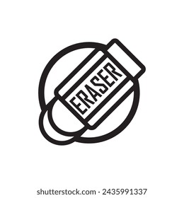 eraser icon vector illustration design template