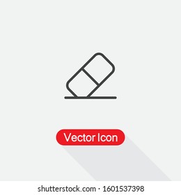 Eraser Icon Vector Illustration Eps10
