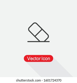 Eraser Icon Vector Illustration Eps10