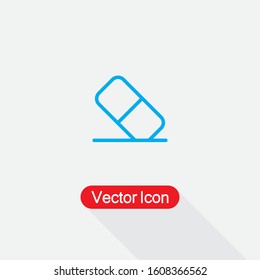 Eraser Icon Vector Illustration Eps10