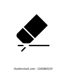 Eraser Icon Vector Illustration Logo Template