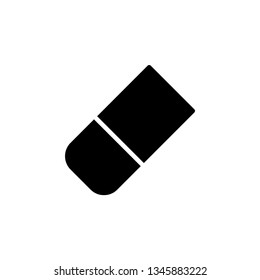 Eraser Icon Vector Illustration Logo Template