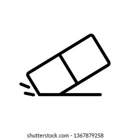 Eraser Icon Vector Illustration Logo Template