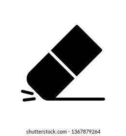 Eraser Icon Vector Illustration Logo Template