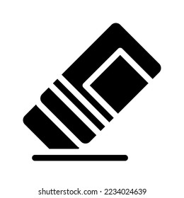 Eraser icon vector illustration logo template isolated on white background