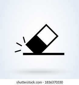 Eraser Icon Vector illustration - Sign or Symbol
