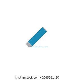 Eraser icon vector illustration symbol design.