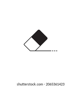 Eraser icon vector illustration symbol design.