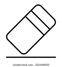Radiergummi-Symbol, Vektorbild. Kann auch für Web-Apps, mobile Apps und Printmedien verwendet werden.