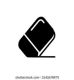 Eraser Icon Vector Line Art and Glyph EPS 10