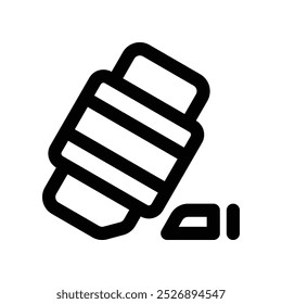 eraser icon. vector line icon for your website, mobile, presentation, and logo design.