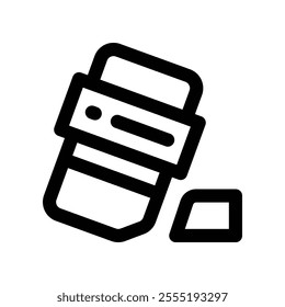 eraser icon. vector line icon for your website, mobile, presentation, and logo design.