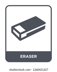 eraser icon vector on white background., eraser simple element illustration