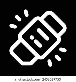 eraser icon vector outline design