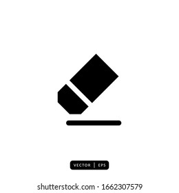 Eraser Icon Vector - Sign or Symbol