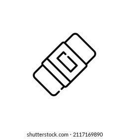 Eraser Icon Vector. Sign or Symbol