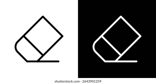 Eraser icon vector simple element illustration editable