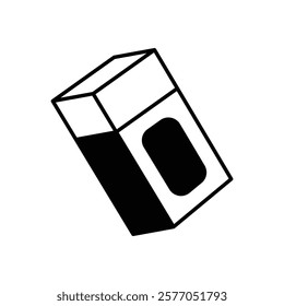 Eraser icon vector stock illustration