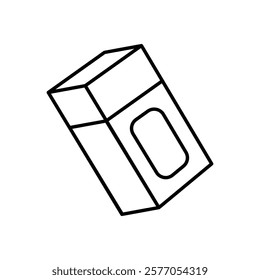 Eraser icon vector stock illustration