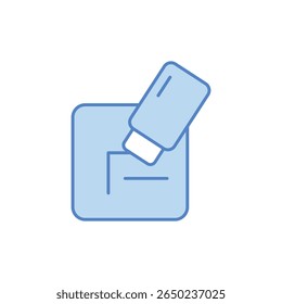 Eraser Icon vector stock illustration