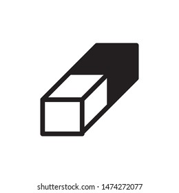 eraser icon vector symbol templatte